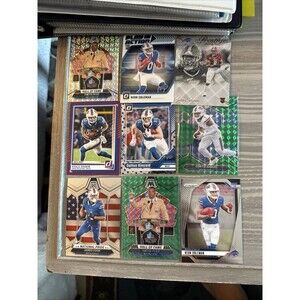 Buffalo Bills Football Card Lot Bundle - Approx. 100 Cards With Inserts